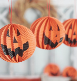 PRIMITIVES BY KATHY JACK O'LANTERN PAPER DECORATION SET OF 5