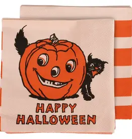 PRIMITIVES BY KATHY VINTAGE HALLOWEEN BEVERAGE NAPKIN