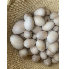 Wood Hen Egg - rounded