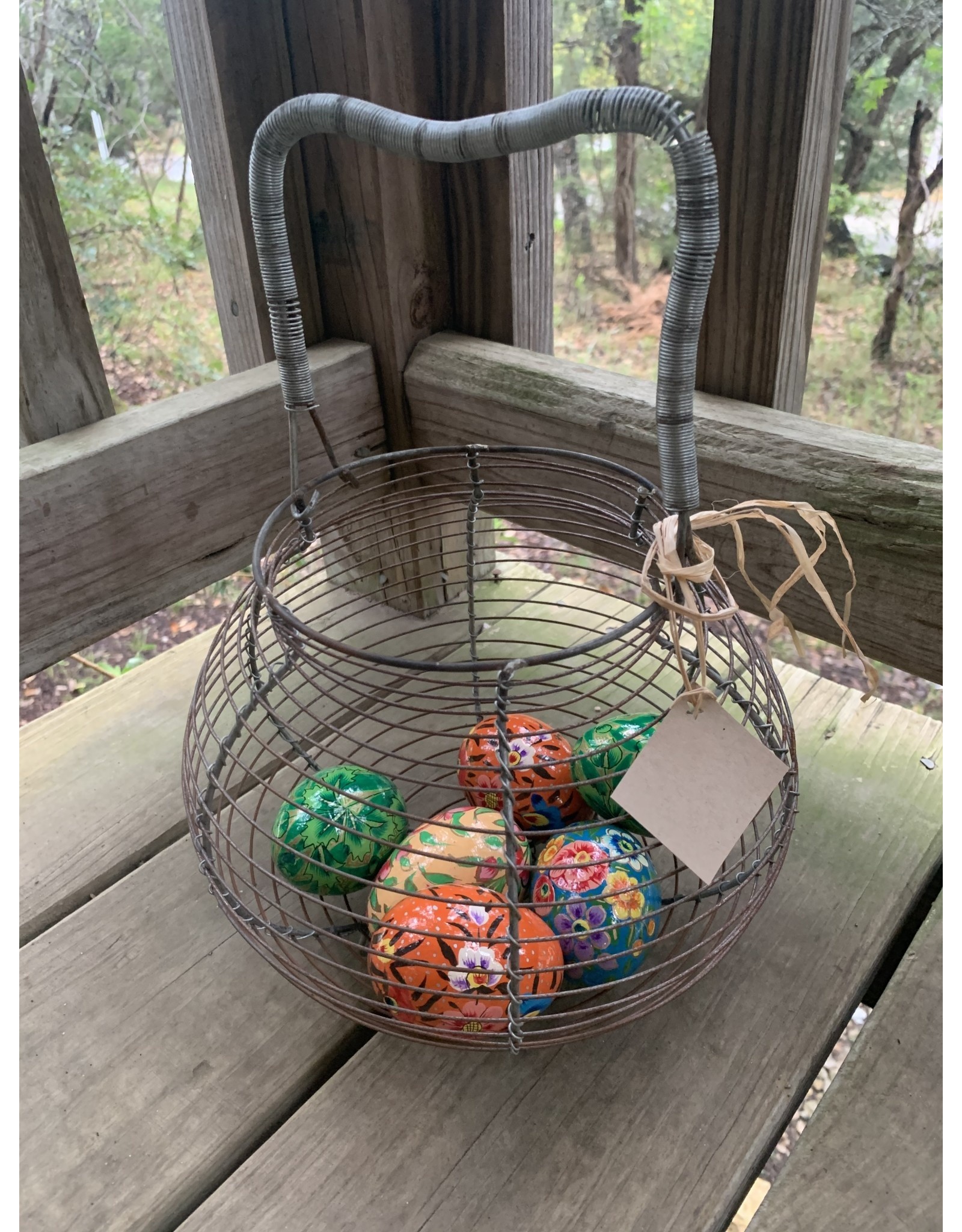 Vintage Egg Basket