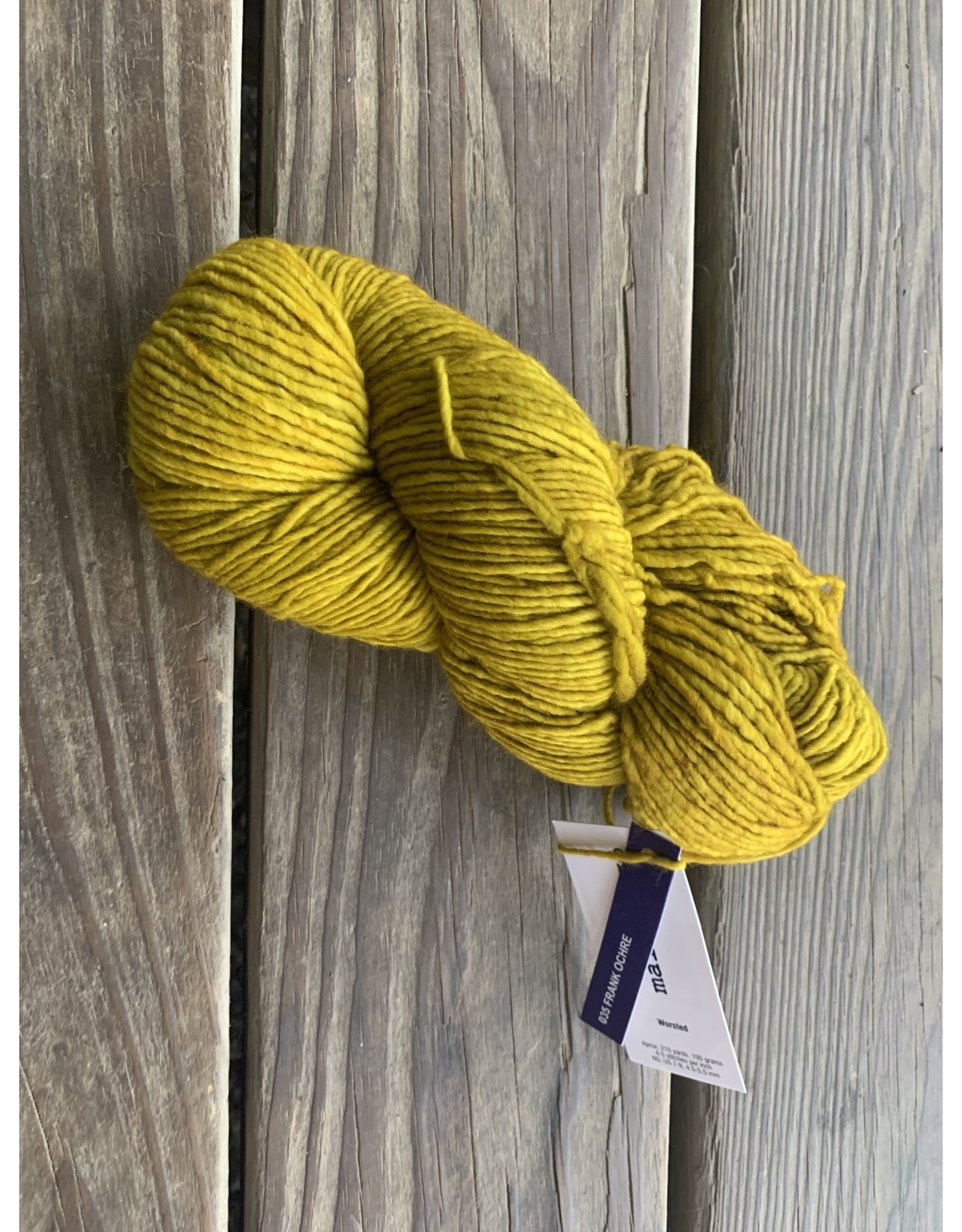 Malabrigo Worsted Merino MM035 Frank Ochre