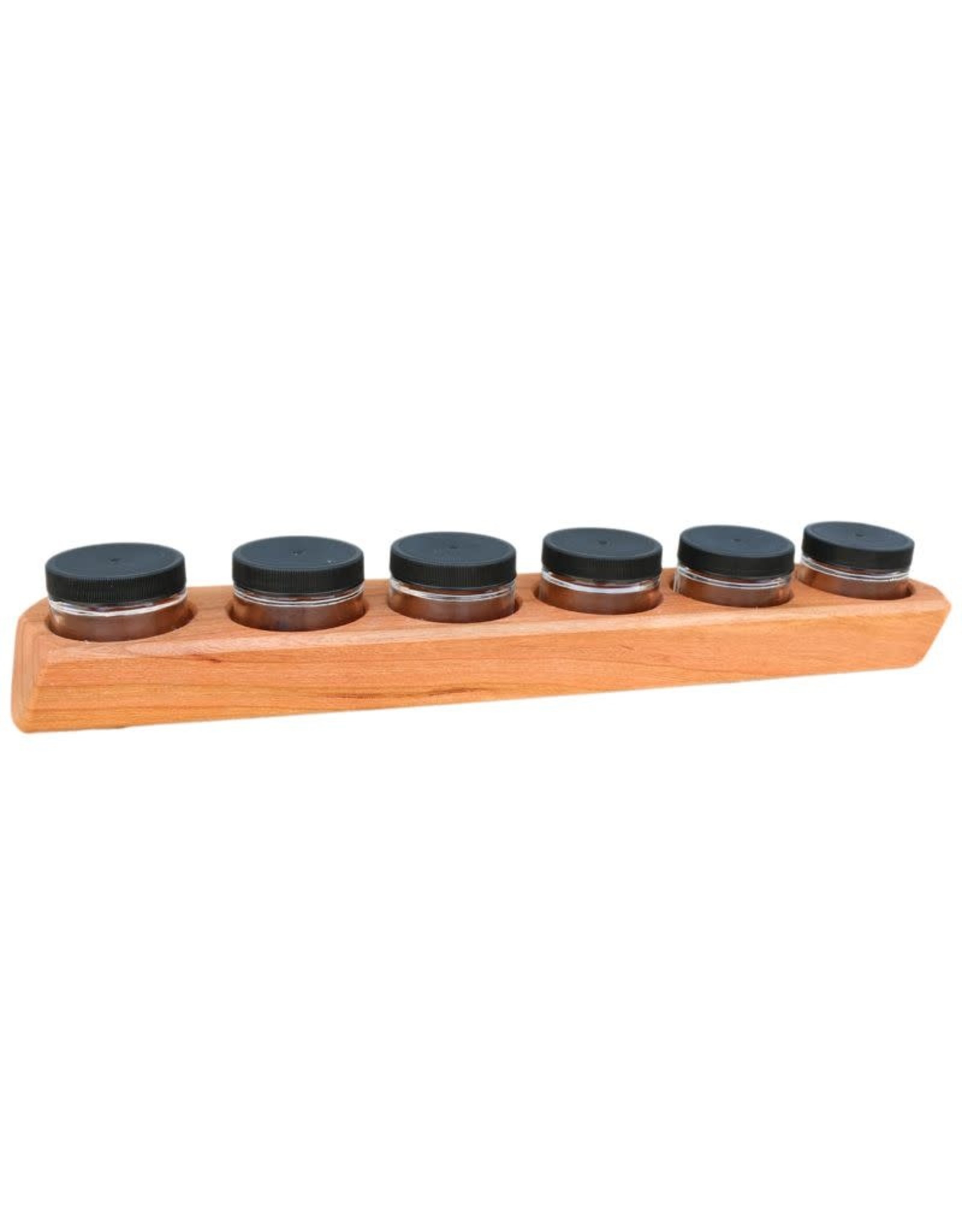 6 Jar Painting Holder with Jars