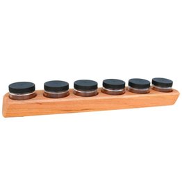 6 Jar Painting Holder with Jars