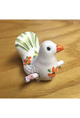 Ceramic Bird Note with Flowers