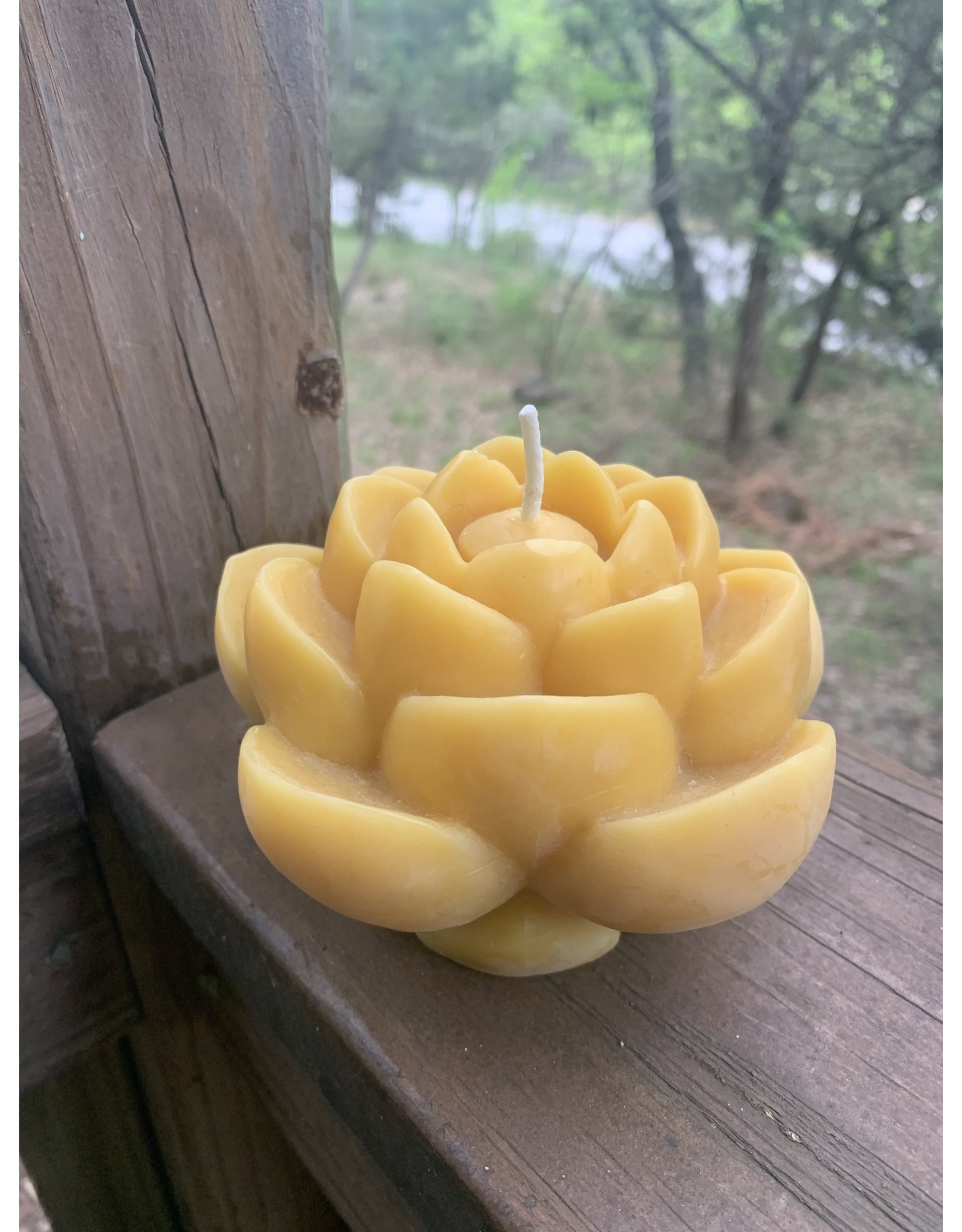 Lotus Flower Candle Beeswax