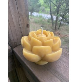 Lotus Flower Beeswax Candle