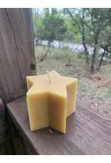 Beeswax 5-point Star Candle