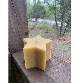 Beeswax 5-point Star Candle