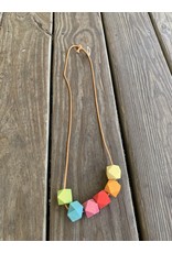 Gem Teether Wooden Necklace - Grimm's