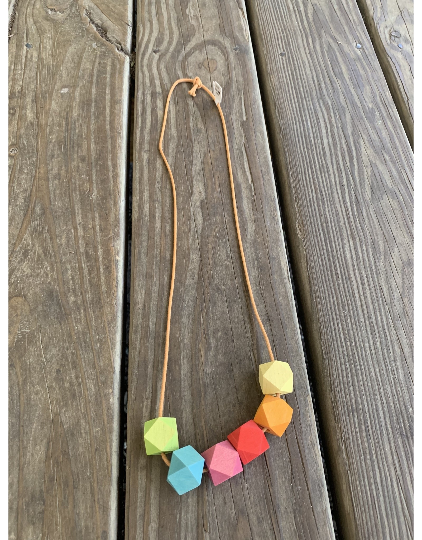 Gem Teether Wooden Necklace - Grimm's