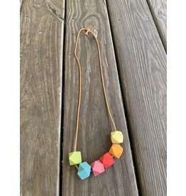 Gem Teether Wooden Necklace - Grimm's