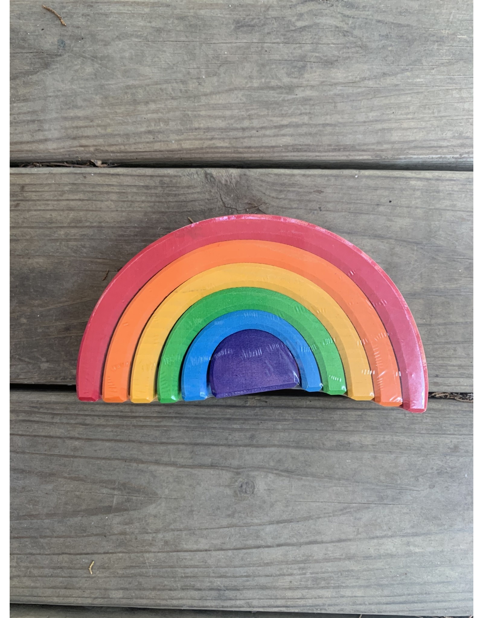 Rainbow Stacking Tunnel 6pc medium - Grimm's