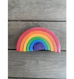 Rainbow Stacking Tunnel 6pc medium - Grimm's