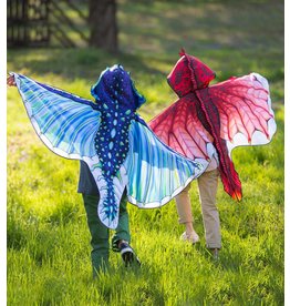 Hooded Dragon Wings - red