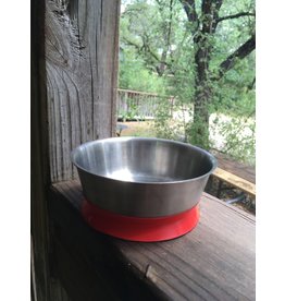 Stainless Steel Bowl with Suction Base