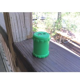 Green Dual Sharpener with Two-Hole Drum