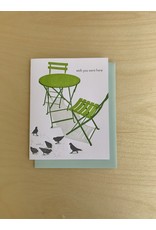 Wish You Were Here Card Blank Inside 4x5.5