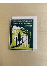 You're Going to be a Wonderful Mother Blank Inside Card 4x5.5