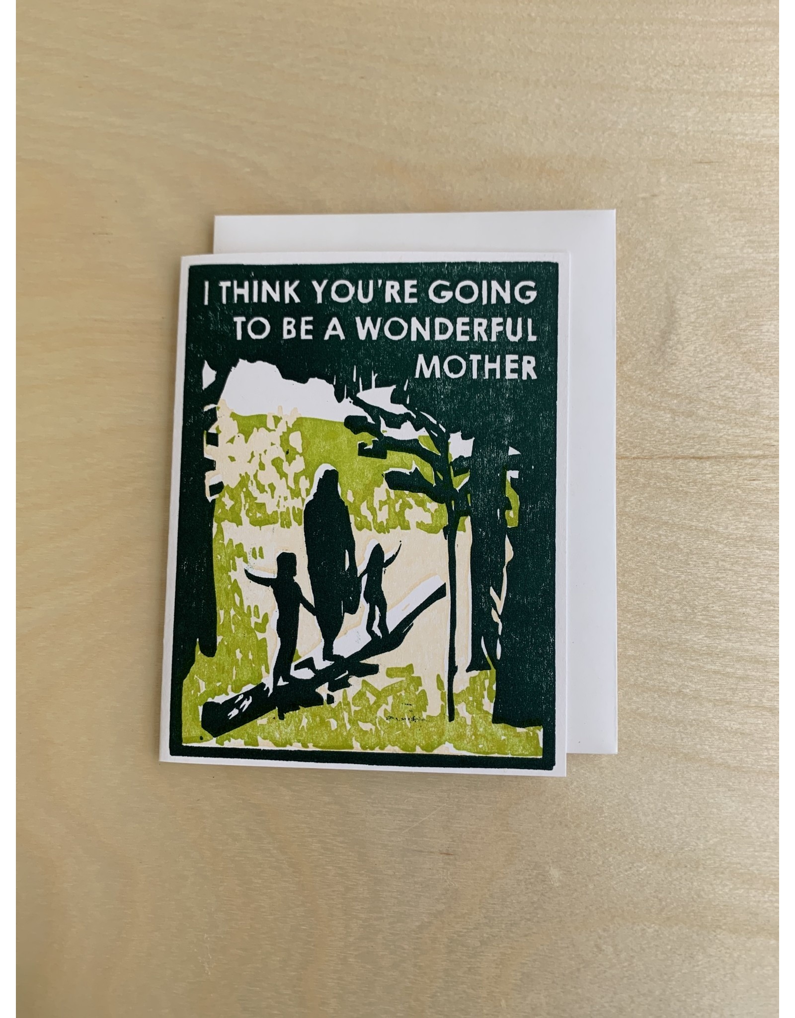 You're Going to be a Wonderful Mother Blank Inside Card 4x5.5