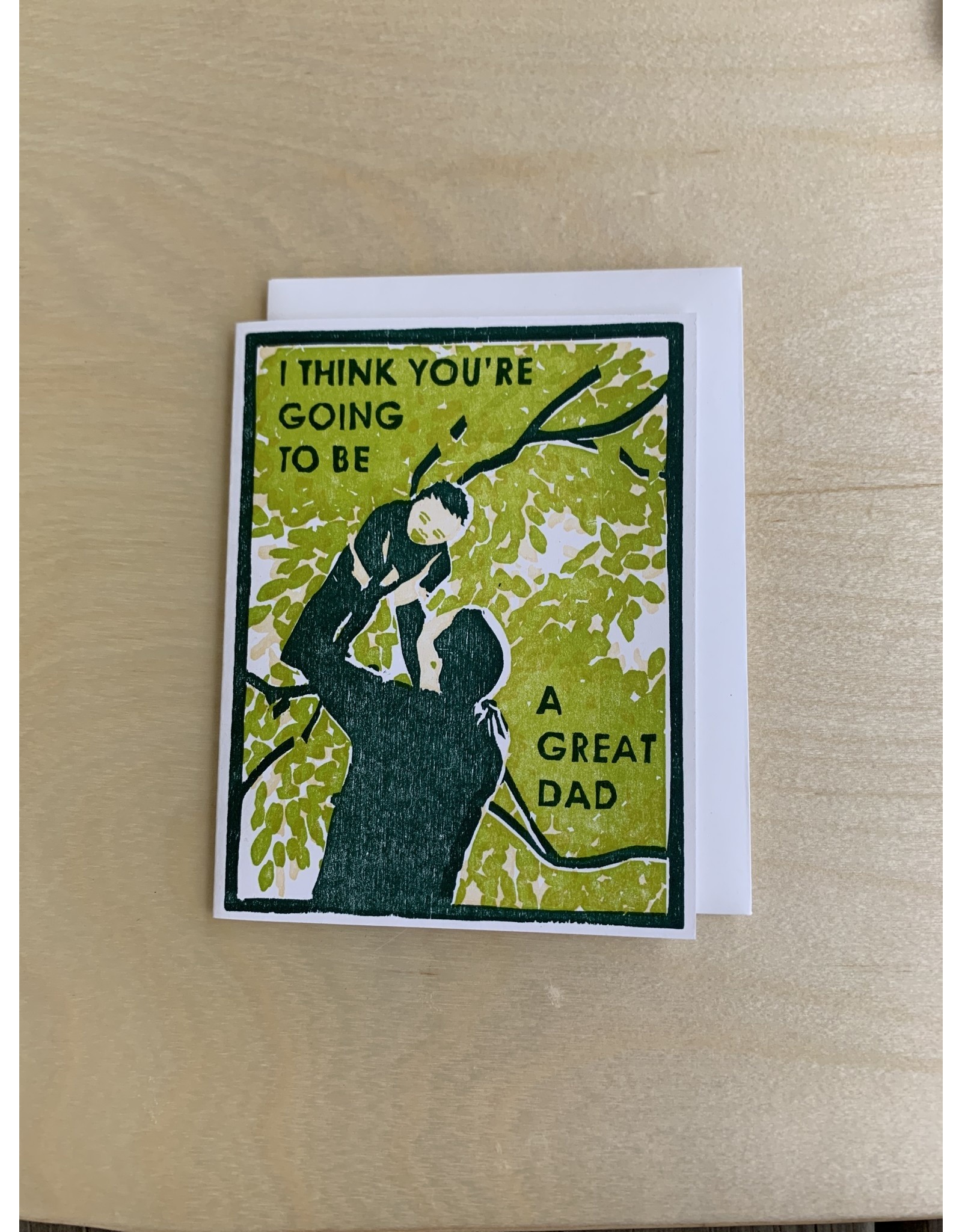 You're Going to be a Great Dad Card Blank Inside 4x5.5