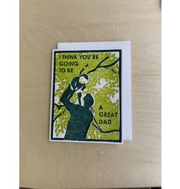You're Going to be a Great Dad Card Blank Inside 4x5.5