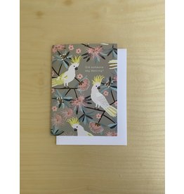 Dancing Birds Birthday Card 4.5x6