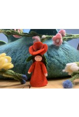 Red Poppy Fairy (fair skin, brown hair)