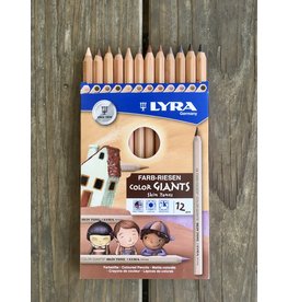 Color Giant Pencils - Skin Tones