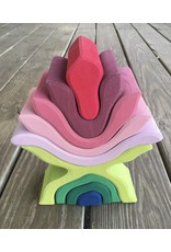 Sale! Little Flowers Nesting Blocks 9in - Grimm's. was $57