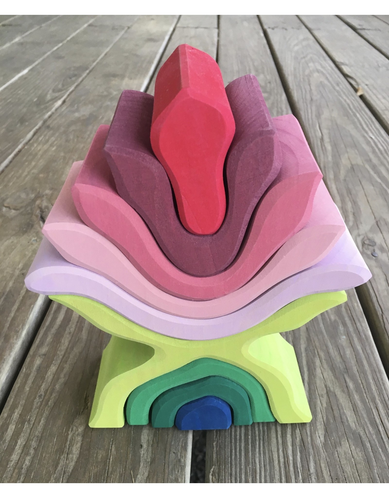Sale! Little Flowers Nesting Blocks 9in - Grimm's. was $57