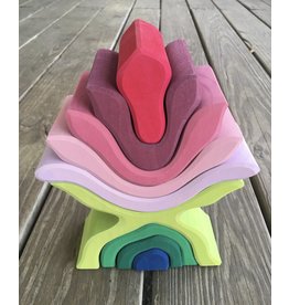 Sale! Little Flowers Nesting Blocks 9in - Grimm's. was $57
