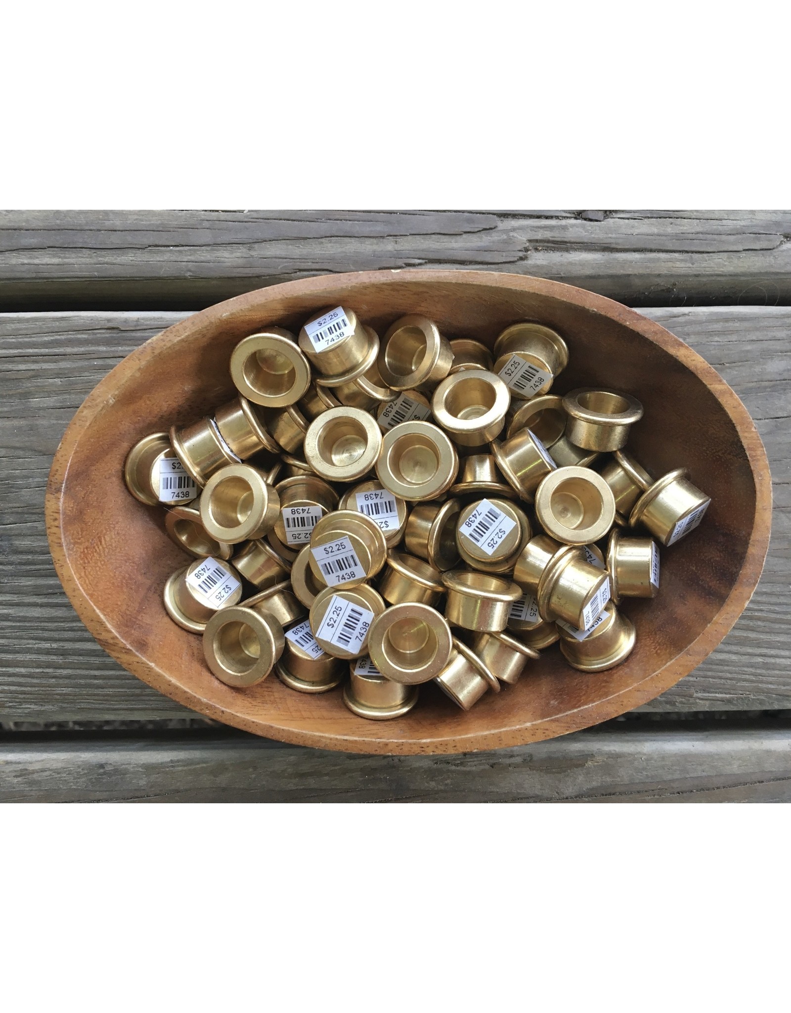 Brass Candle Insert Birthday Ring - Grimm's