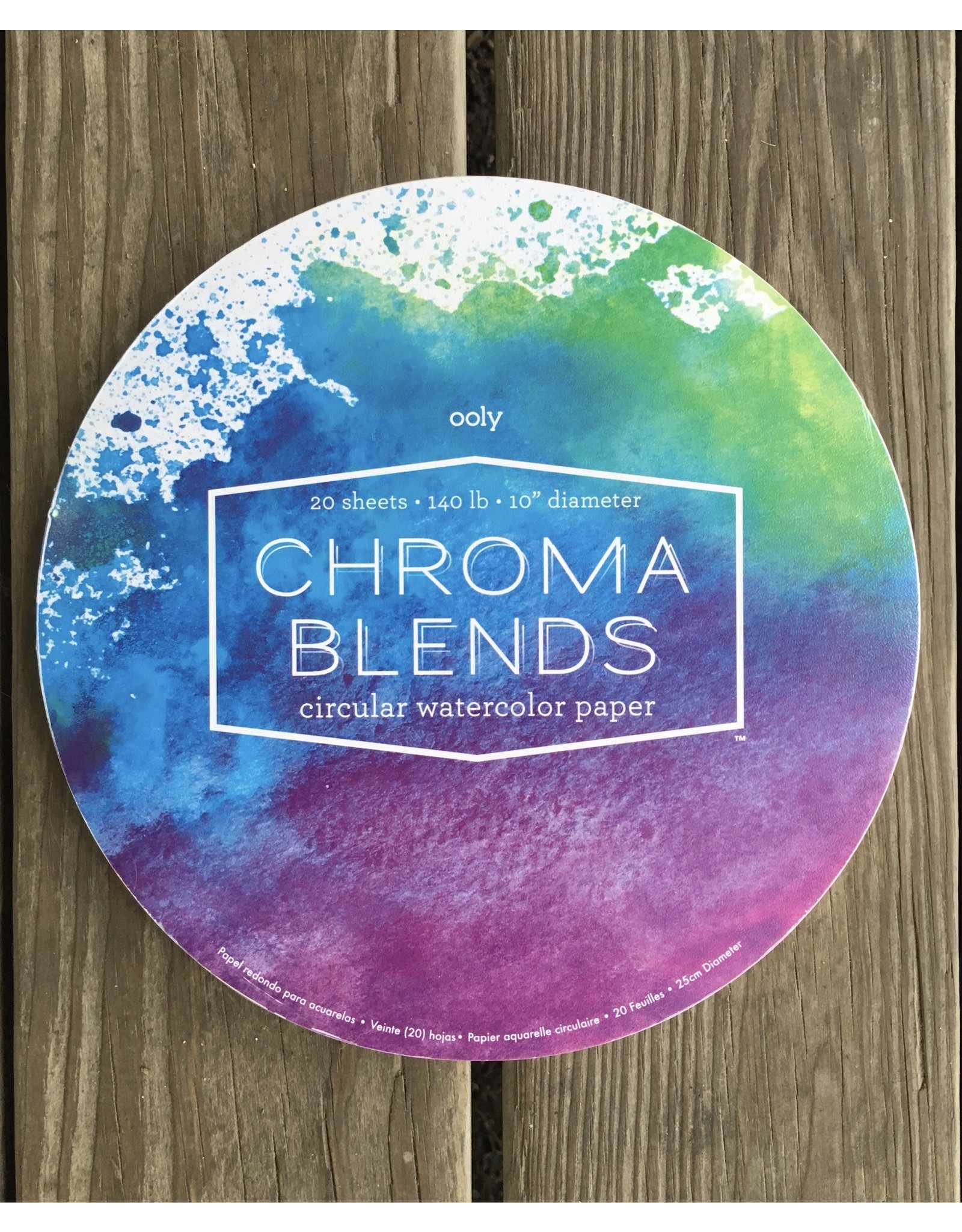 Chromablends Circular Watercolor Paper 10 in