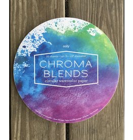 Chromablends Circular Watercolor Paper 10 in