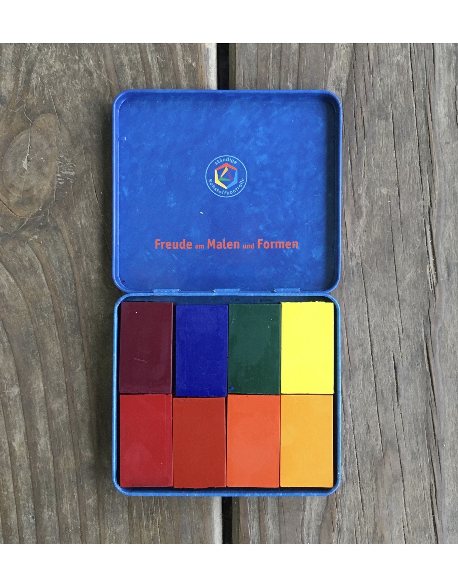 Crayon Block Set of 8 in a Tin - Waldorf
