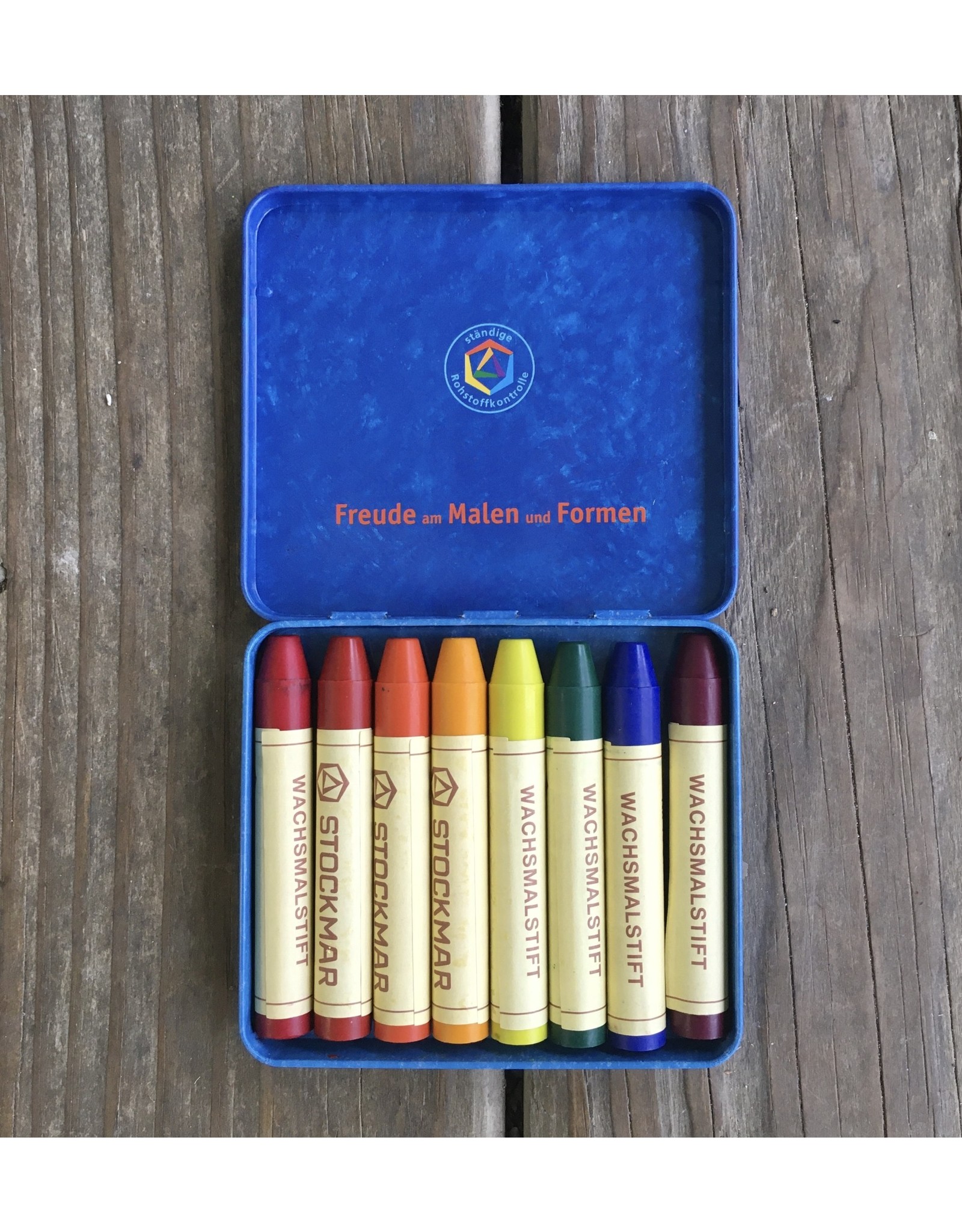 Crayon Stick Set of 8 in a Tin - Waldorf