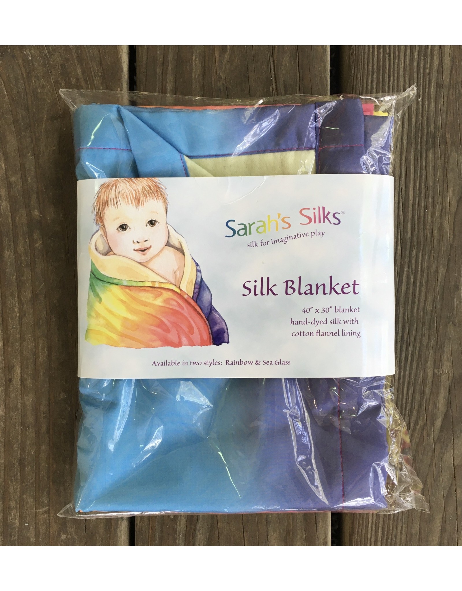 SILK BLANKET 40x30in - Rainbow