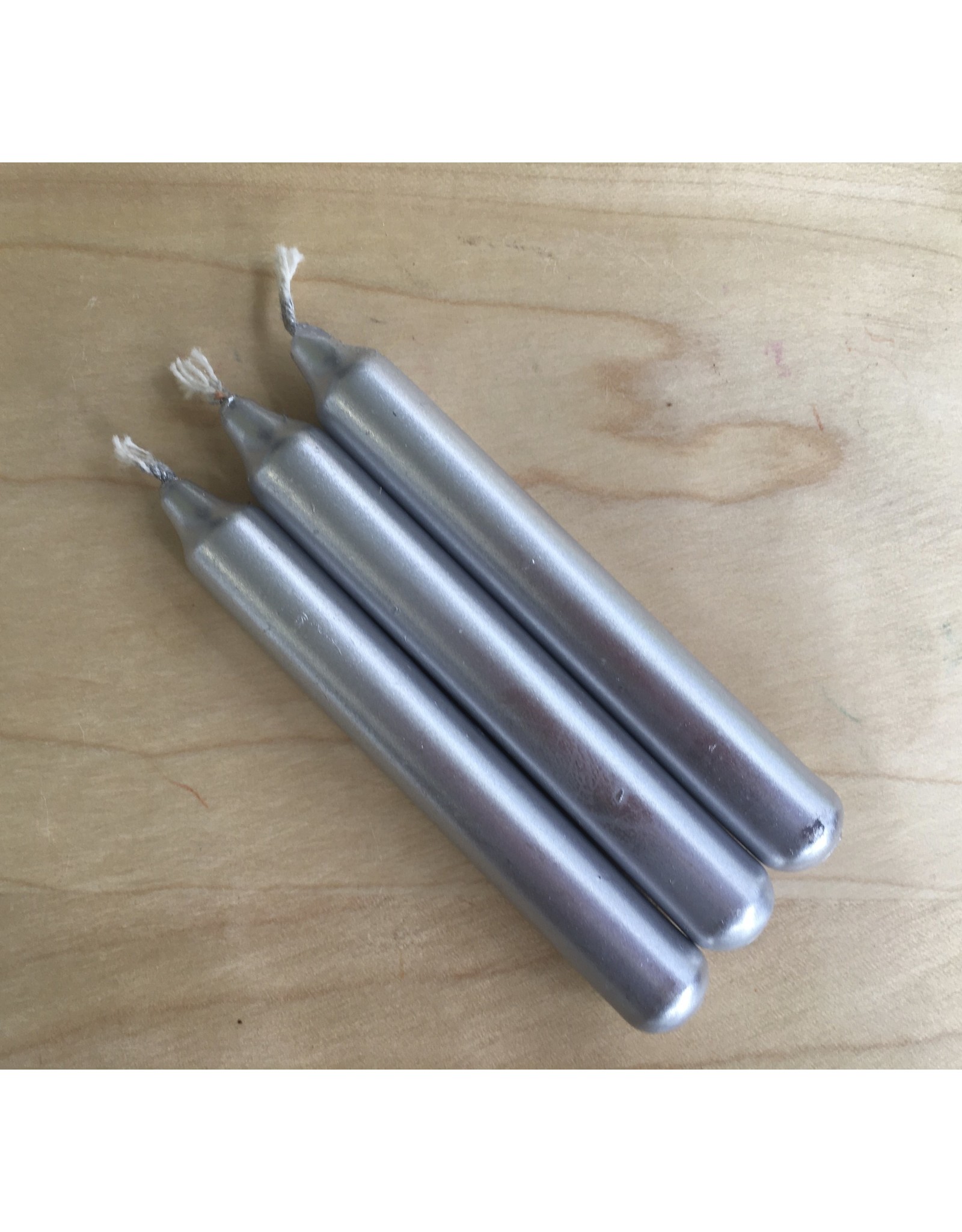 Chime Candles 4" individual silver