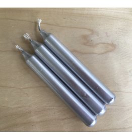 Chime Candles 4" individual silver