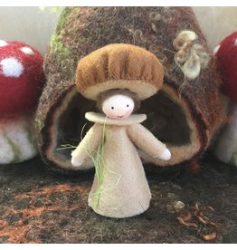 Brown Mushroom Fairy (fair skin, brown hair)