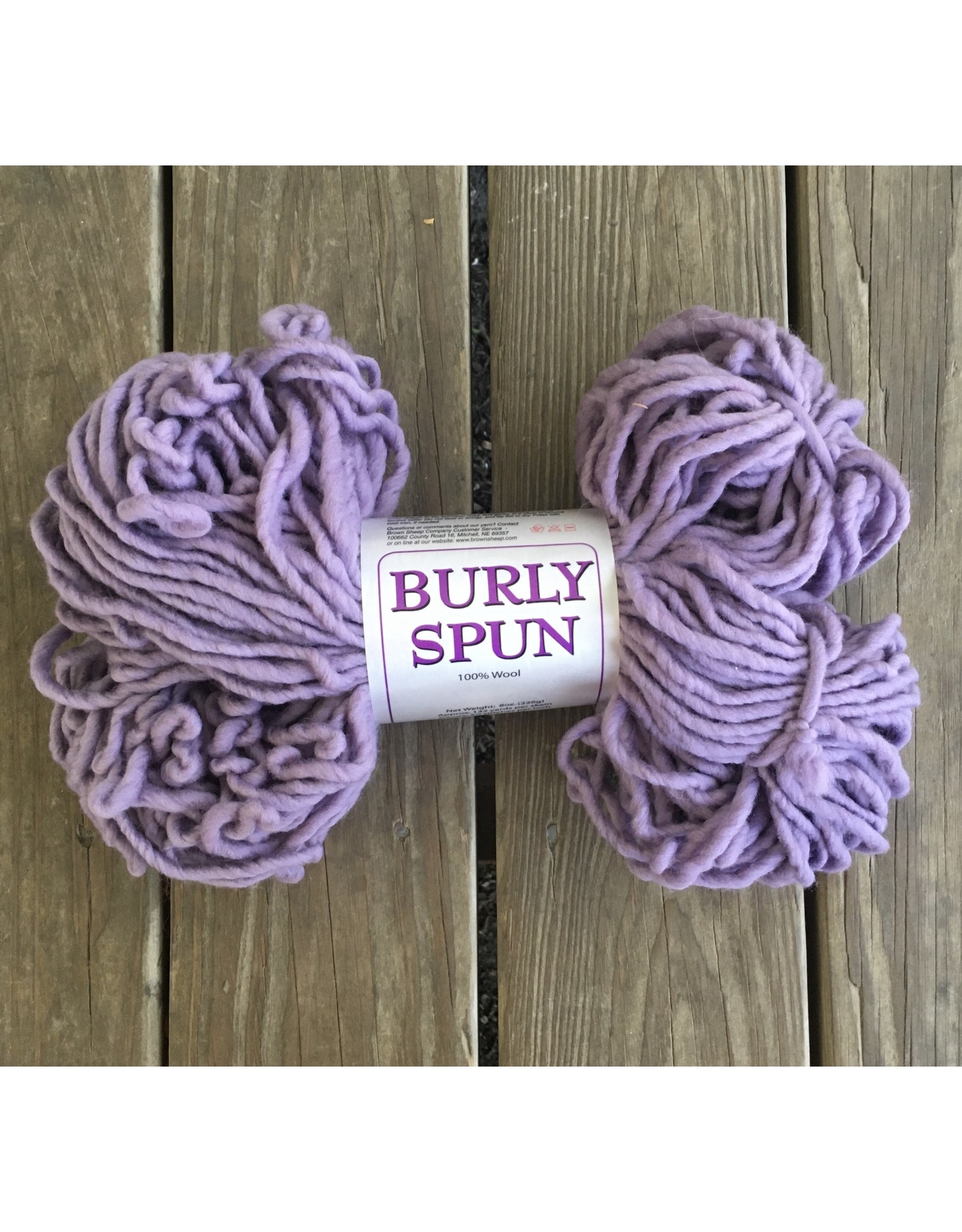 BURLY SPUN 100% WOOL Precious Lavender BS176
