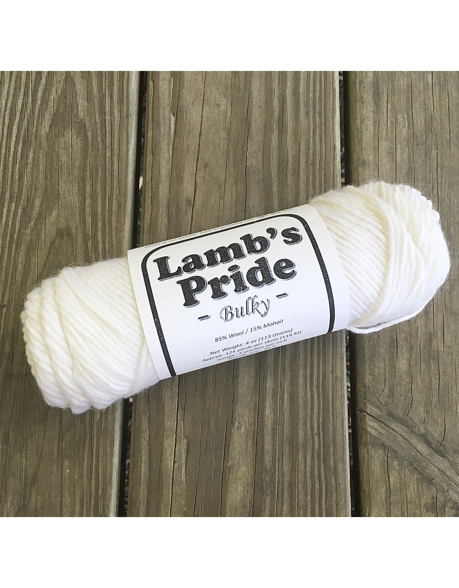 LAMBS PRIDE Bulky White Frost BM11