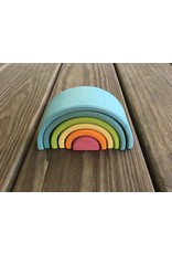 Mini Pastel Rainbow Stacking Tunnel  - Grimm's