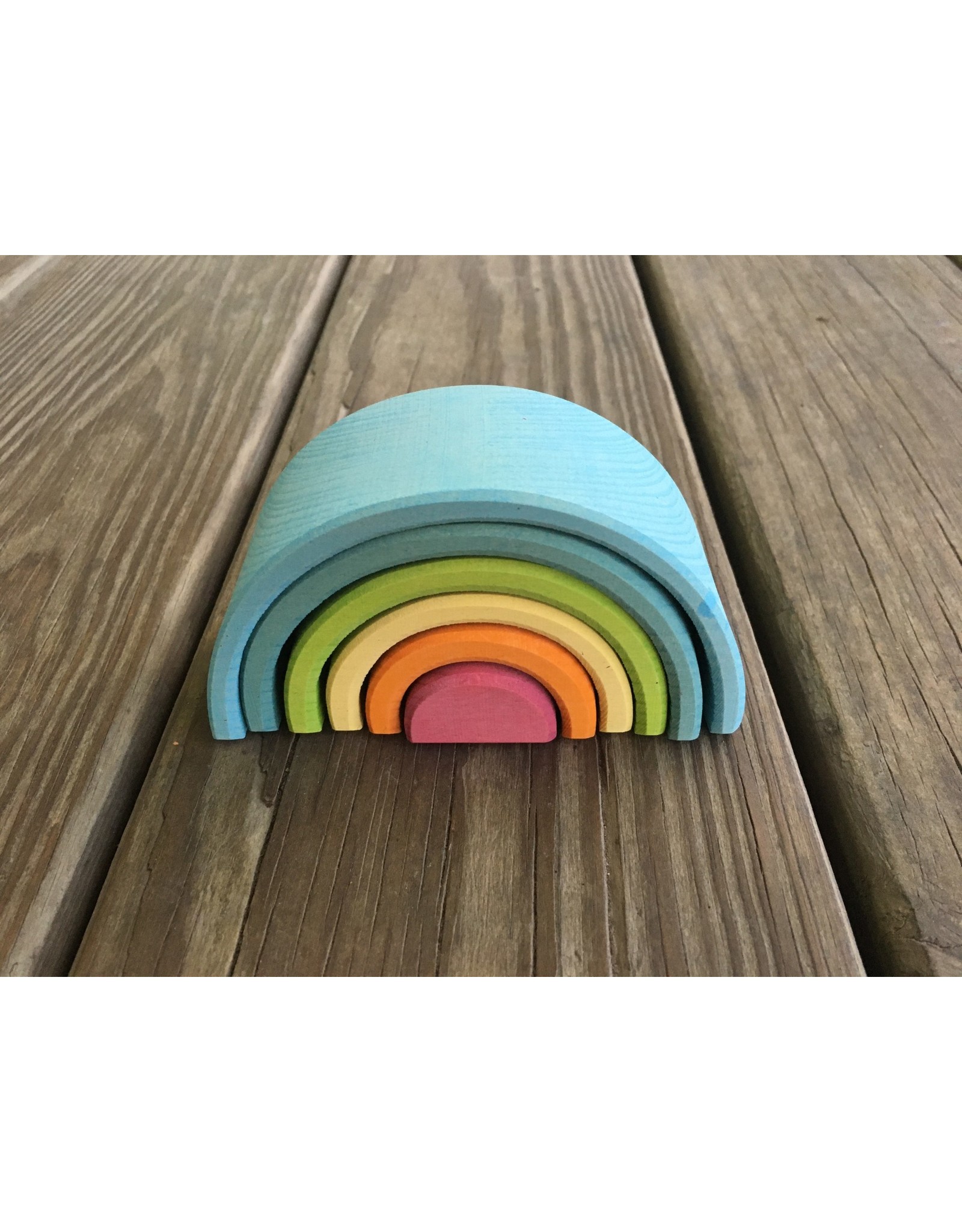 Mini Pastel Rainbow Stacking Tunnel  - Grimm's