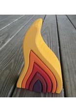 Fire Stacking Puzzle Blocks 16cm - Grimm's