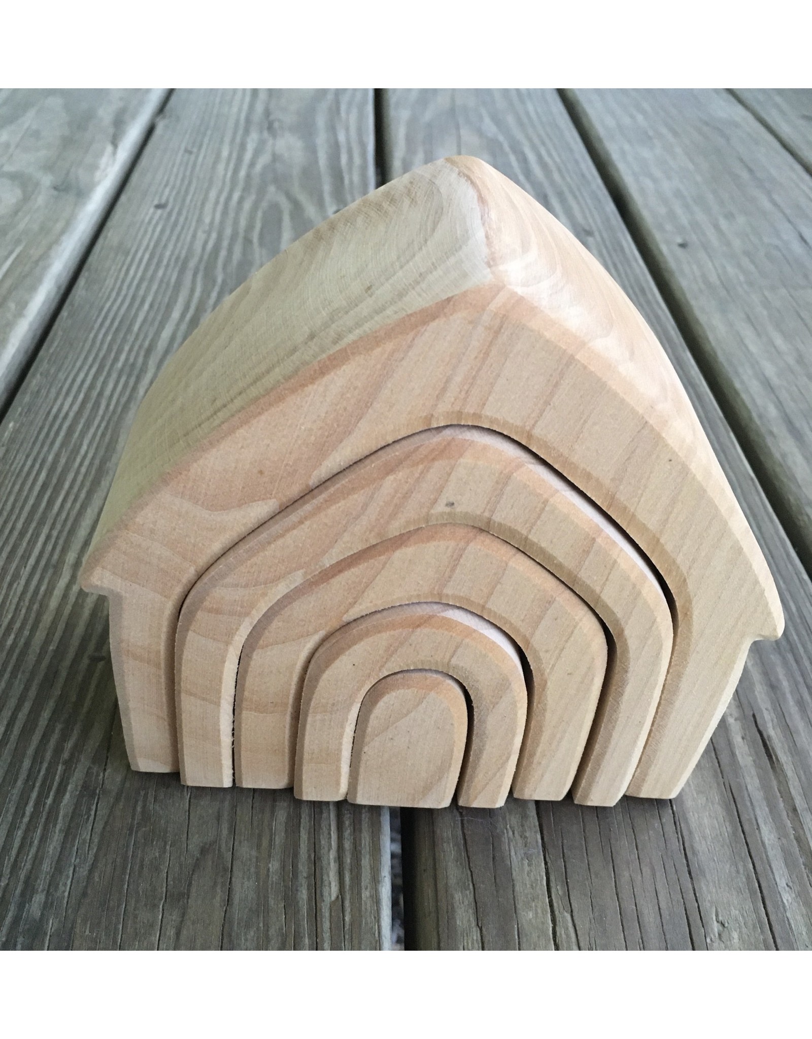 House Stacking Puzzle Natural - Grimm's