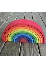 Sale! Rainbow Stacking Tunnel 12pc 38cm - Grimm's. Local Pick up. Reg price: $100