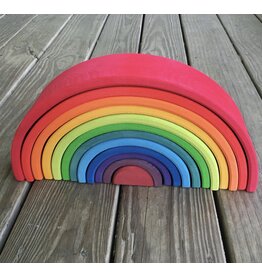 Sale! Rainbow Stacking Tunnel 12pc 38cm - Grimm's. Local Pick up. Reg price: $100