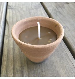Beeswax Candle in Terracotta Pot 2.5"x2.5"