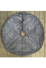 Velvet Tree Skirt 52" - Gray